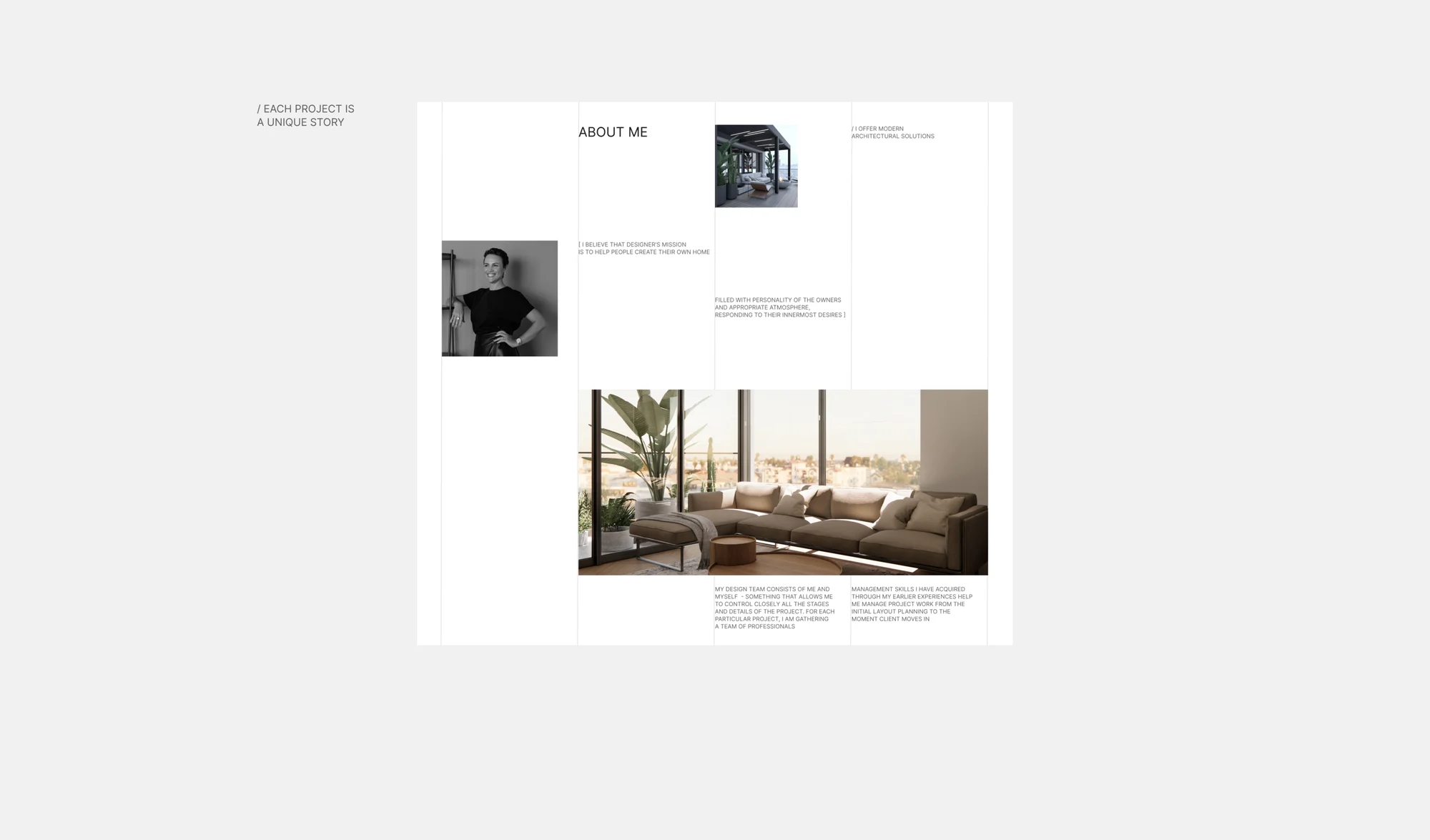 Bella Simon — a website redesign for an interior design studio — screen 7