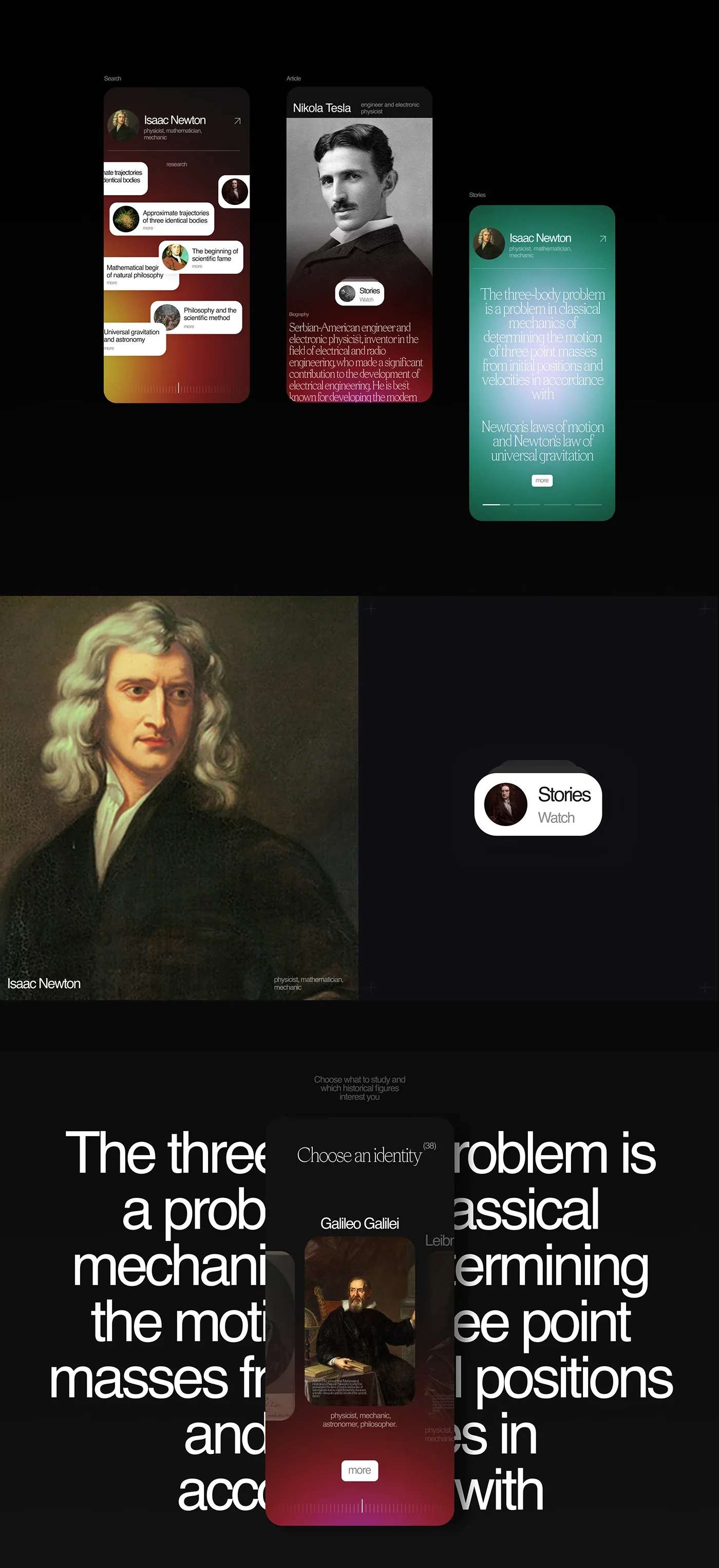 Cognition — an EdTech product that teaches history through people — screen 2
