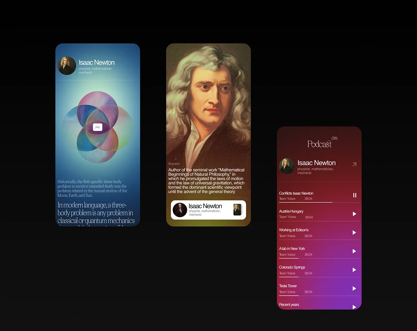 Cognition — an EdTech product that teaches history through people — screen 4