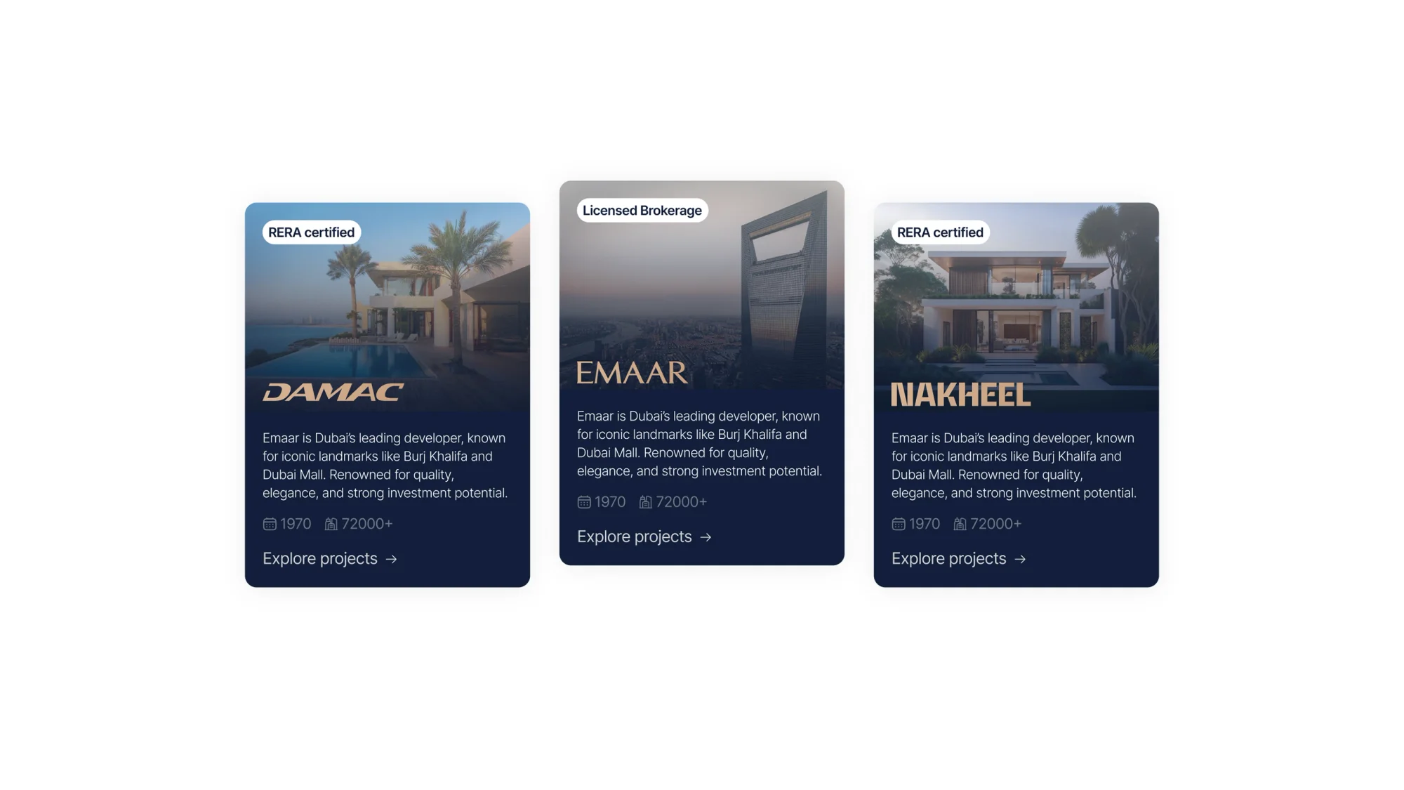 Elite Merit — a website redesign for a Dubai real estate agency — screen 12