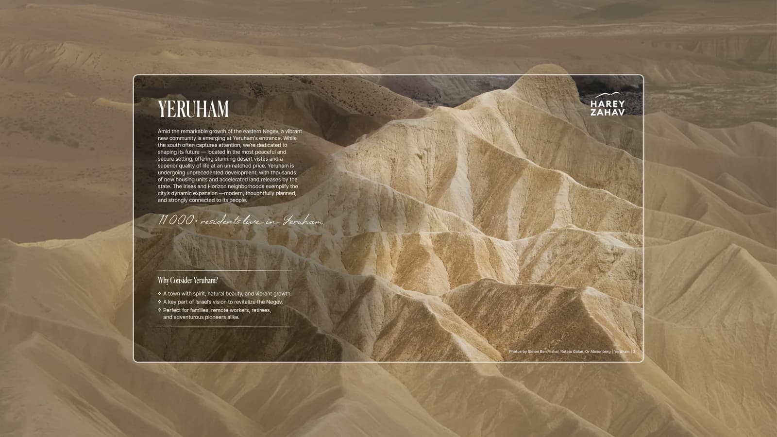 Harey Zahav — design support for an Israeli developer — screen 5