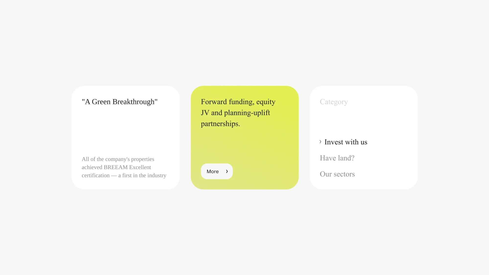Kosy Living — a website concept for a UK developer — screen 10