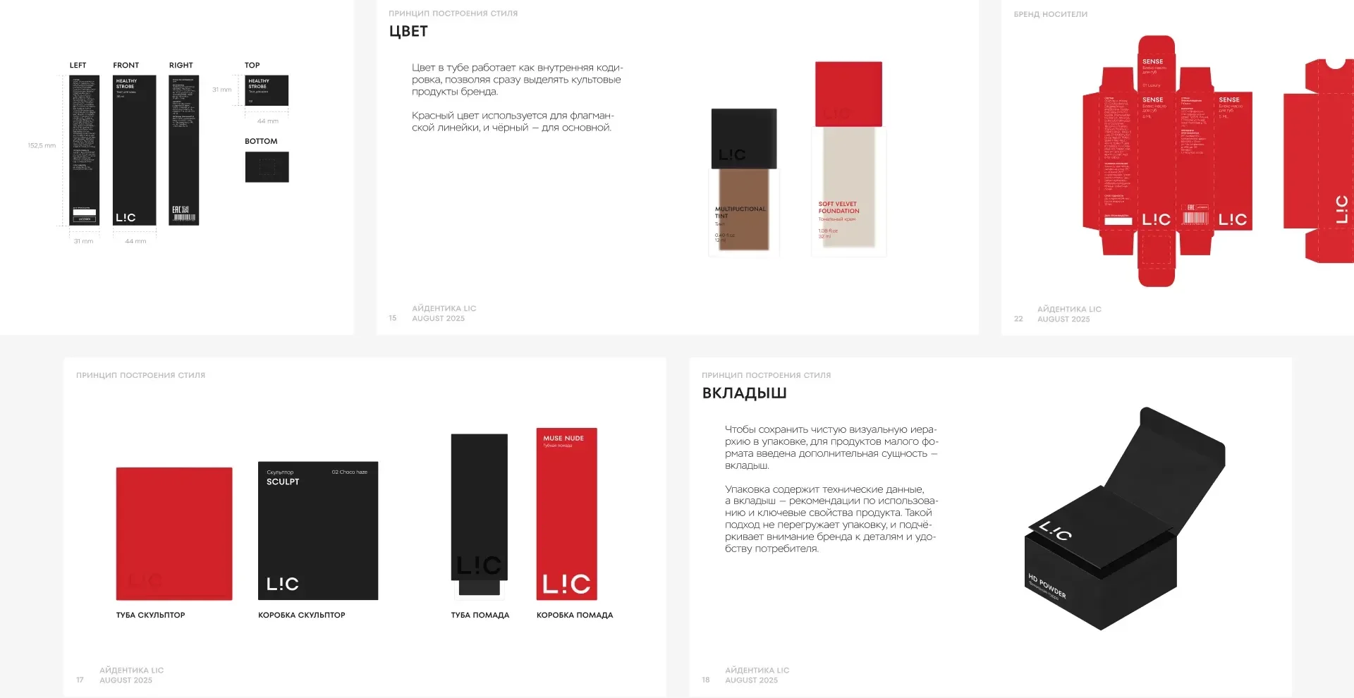 LIC — from research to a brand and an online store — screen 10
