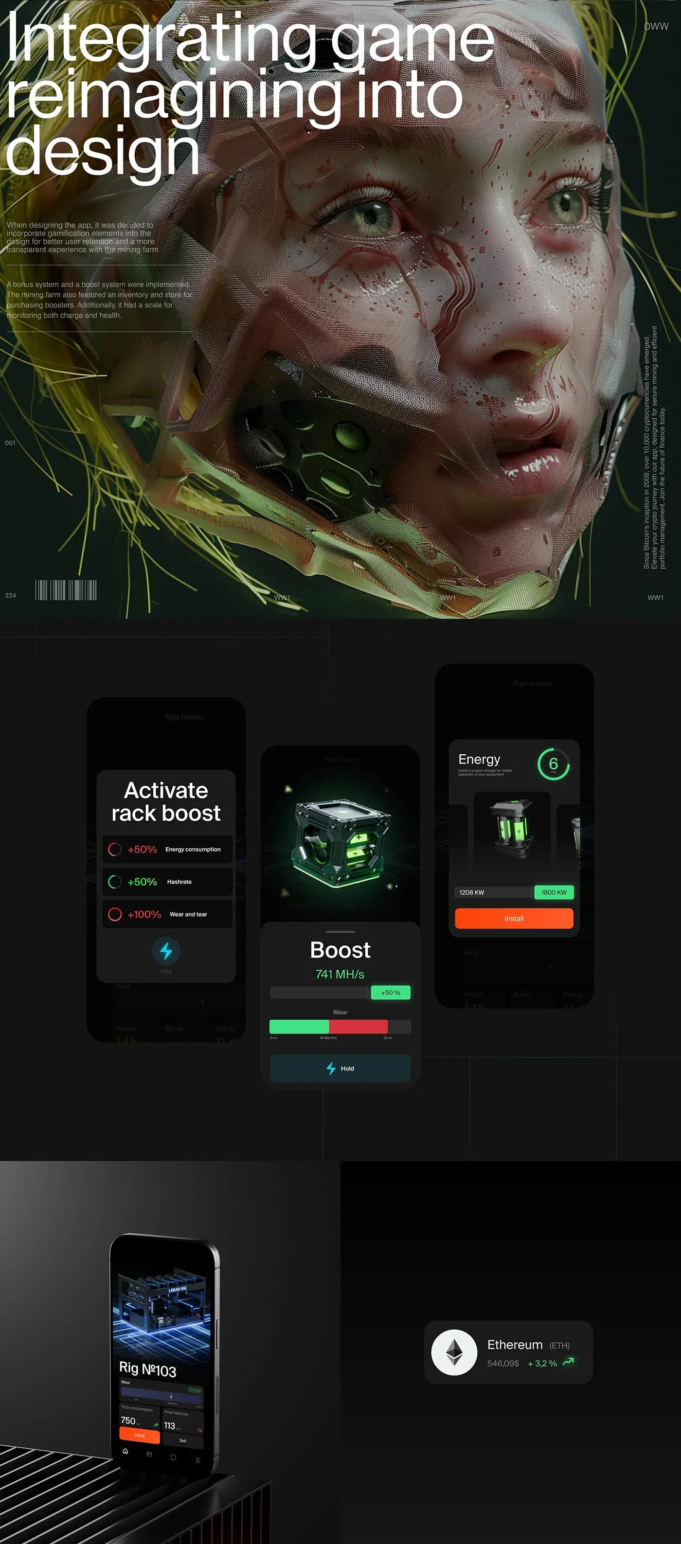 Liqad — a mining app with gamification built in — screen 2