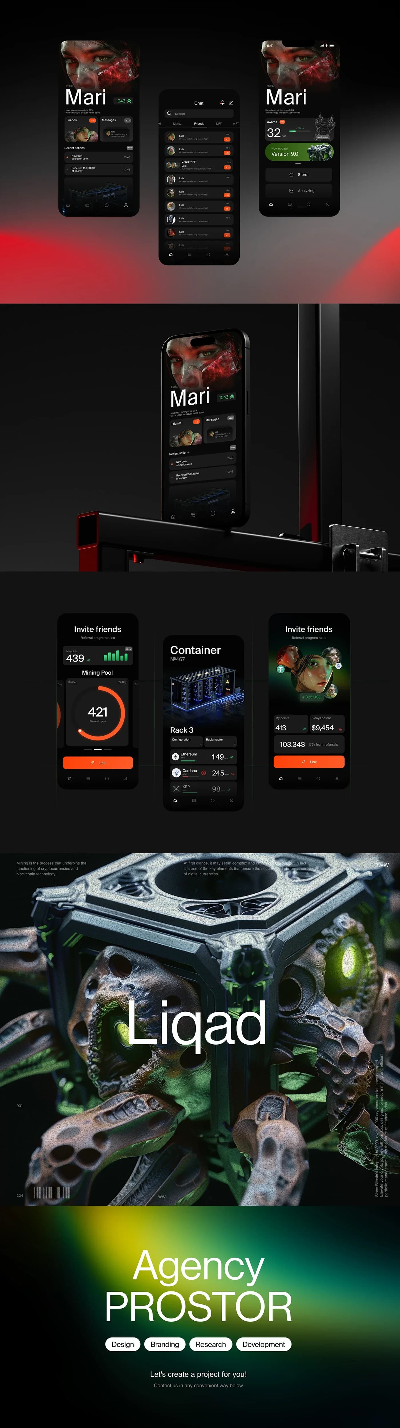 Liqad — a mining app with gamification built in — screen 5