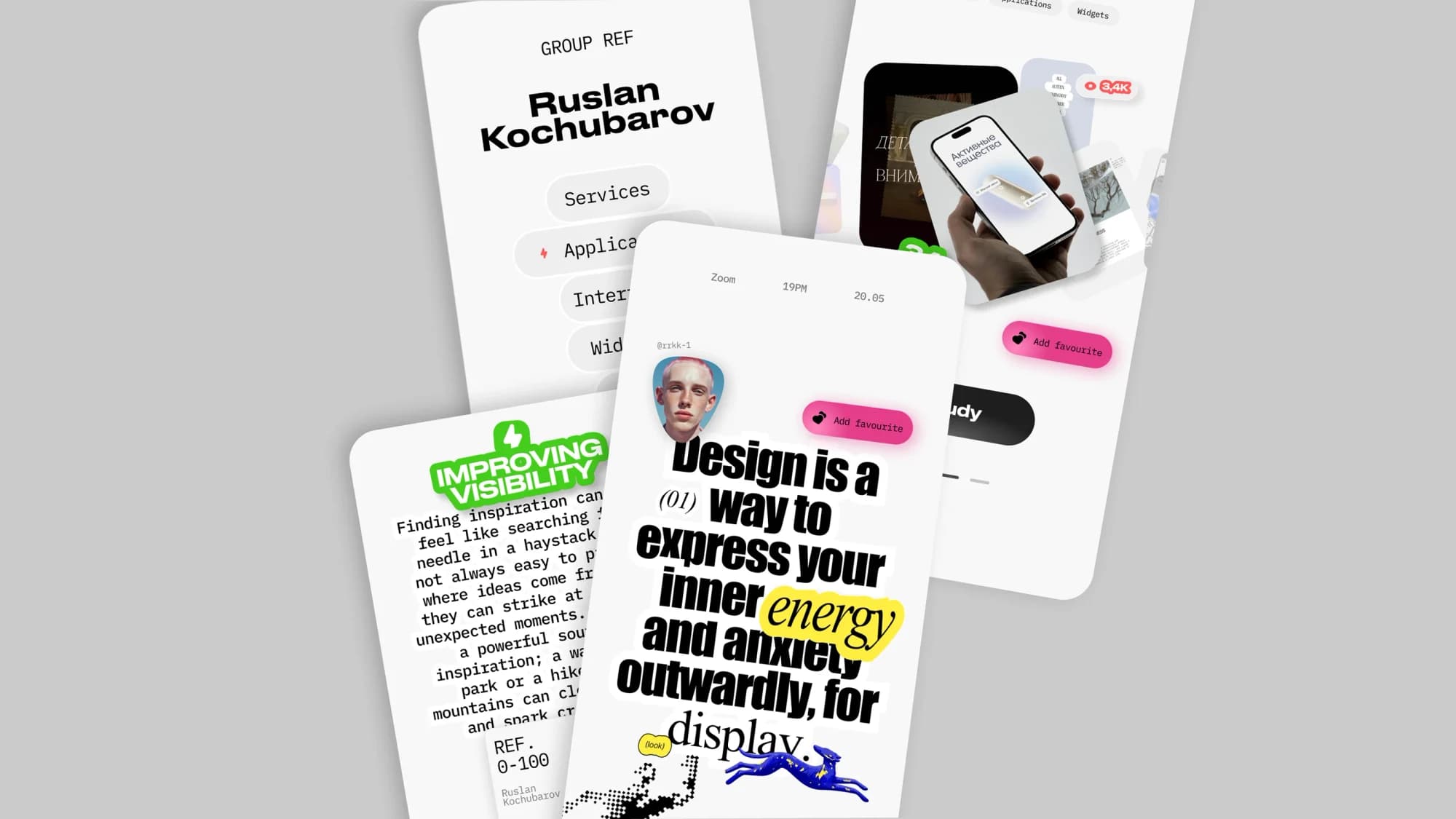 Make designs you enjoy — a concept collection of design artifacts — screen 3