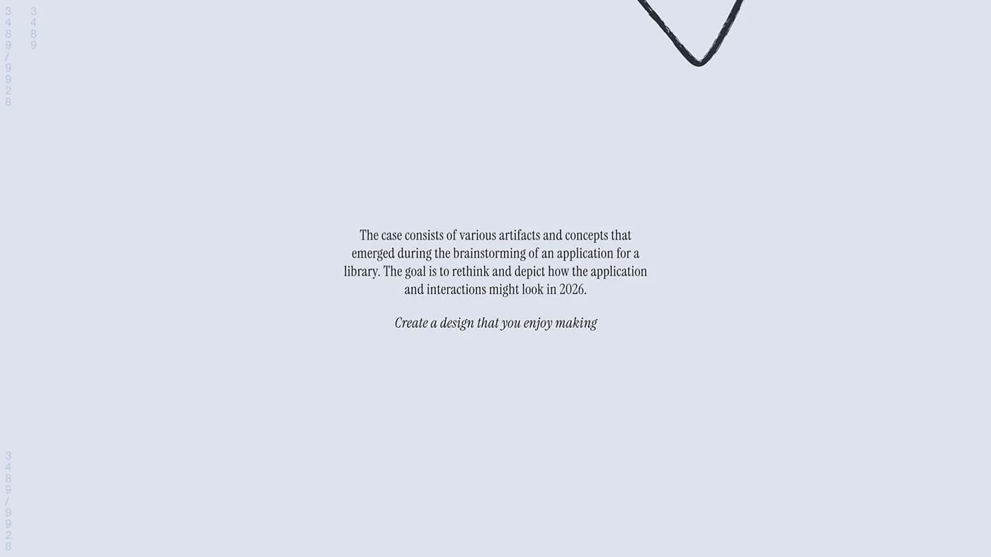 Mobile library app — a concept for a library's mobile app — screen 2