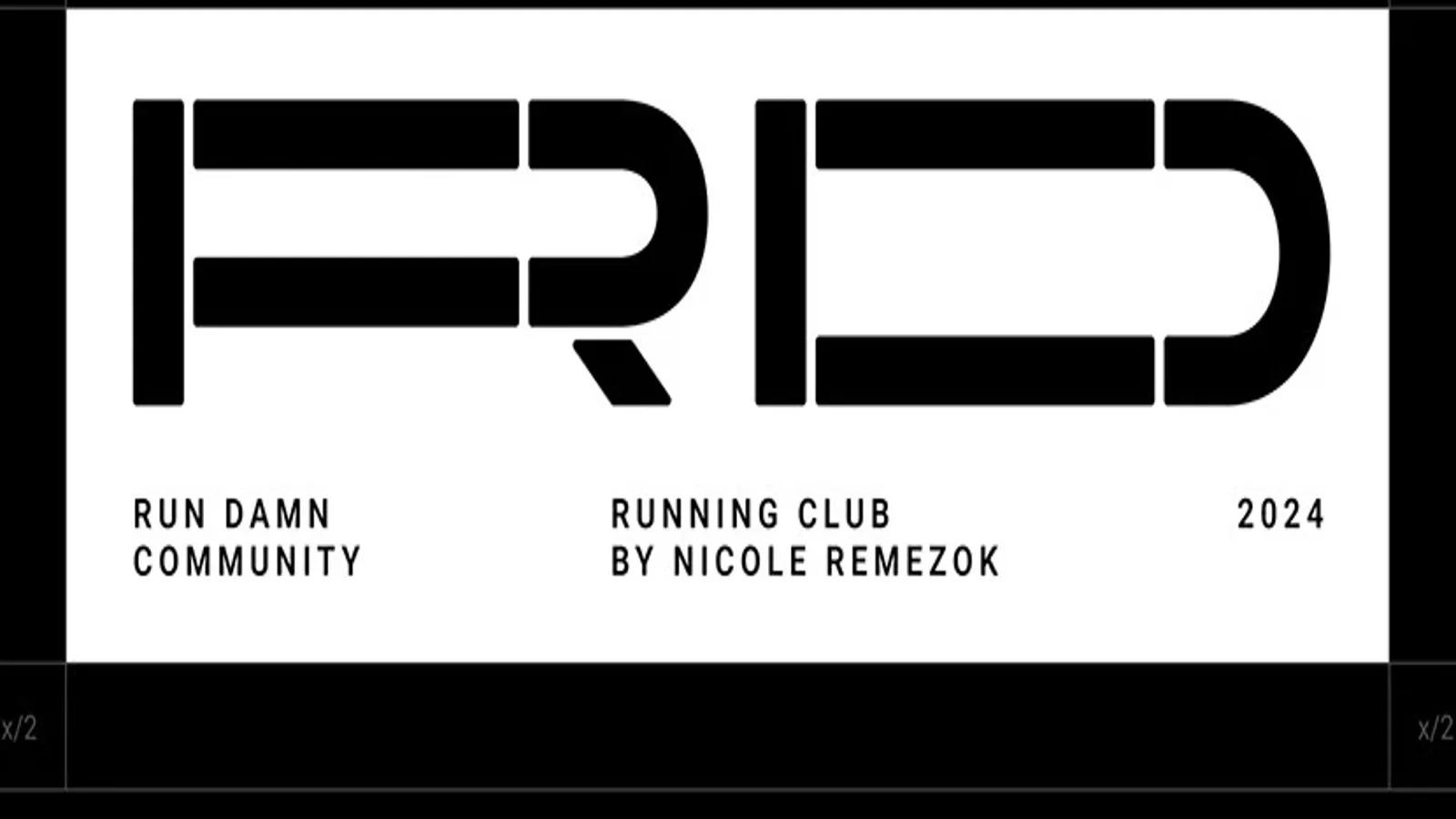 RUN DAMN — a logo and identity for a running community