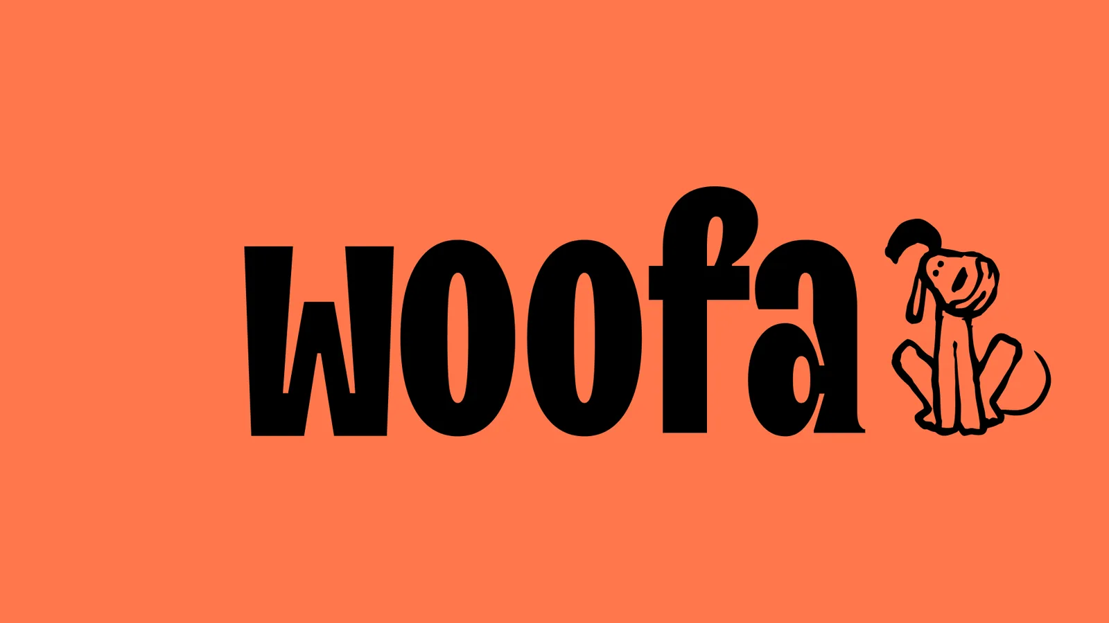 Woofa — identity and packaging for an eco dog food brand — screen 2