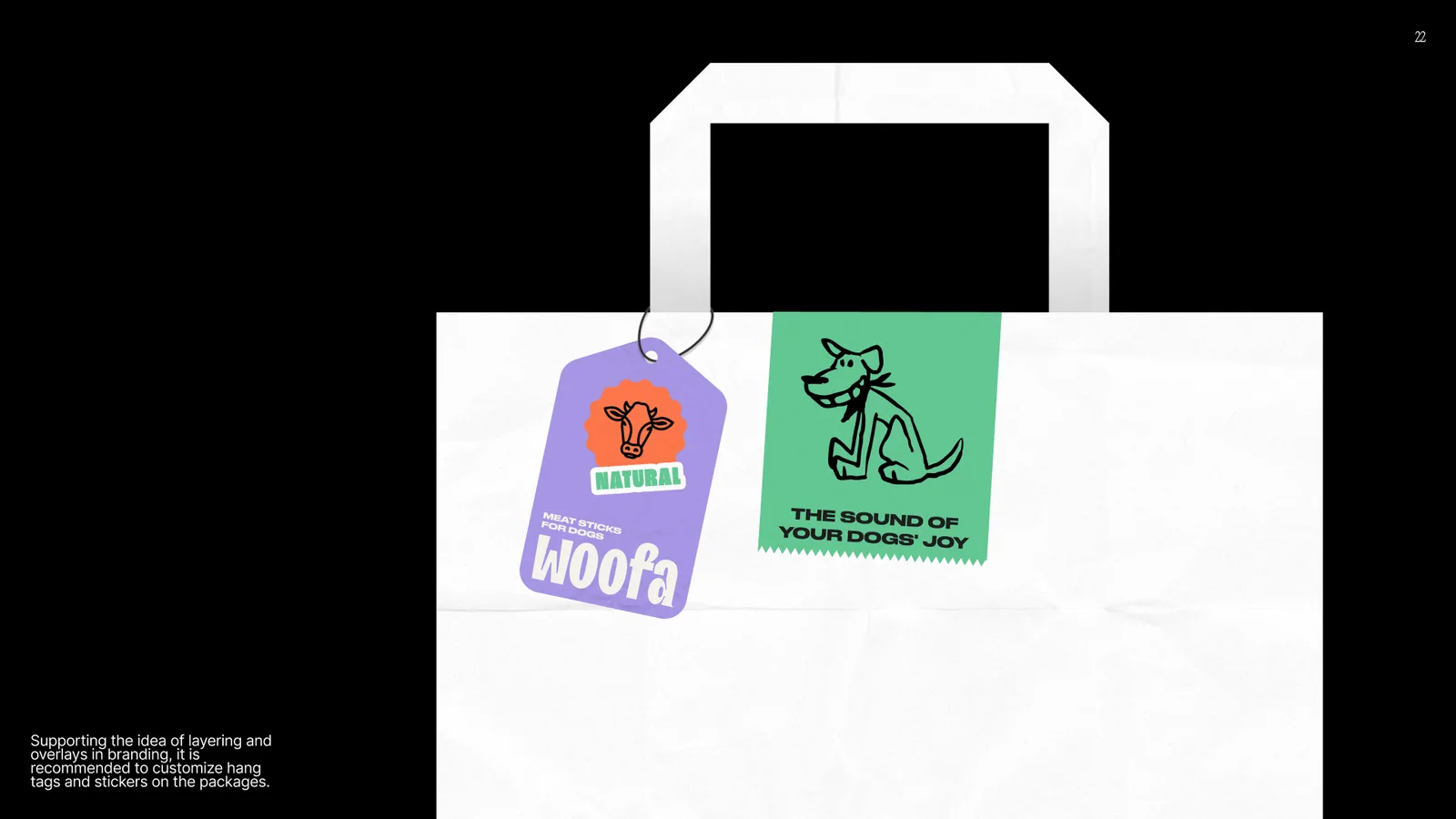 Woofa — identity and packaging for an eco dog food brand — screen 7