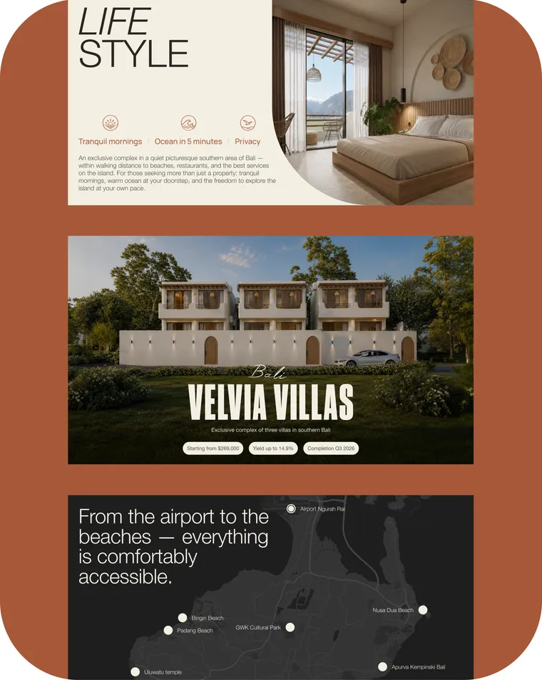 Velvia Villas — lifestyle block