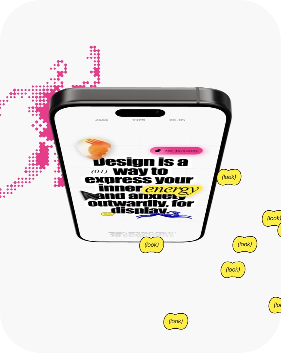 Energy Design — a screen with raster graphics