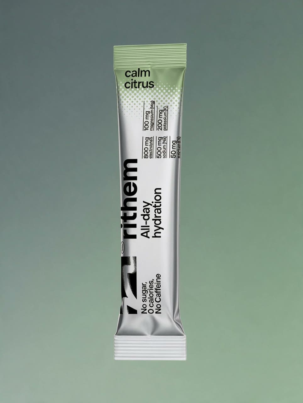 Rithem — the Calm Citrus sachet on a gradient