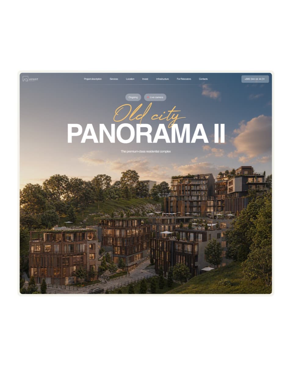 Apart Group — the Old City Panorama II landing page