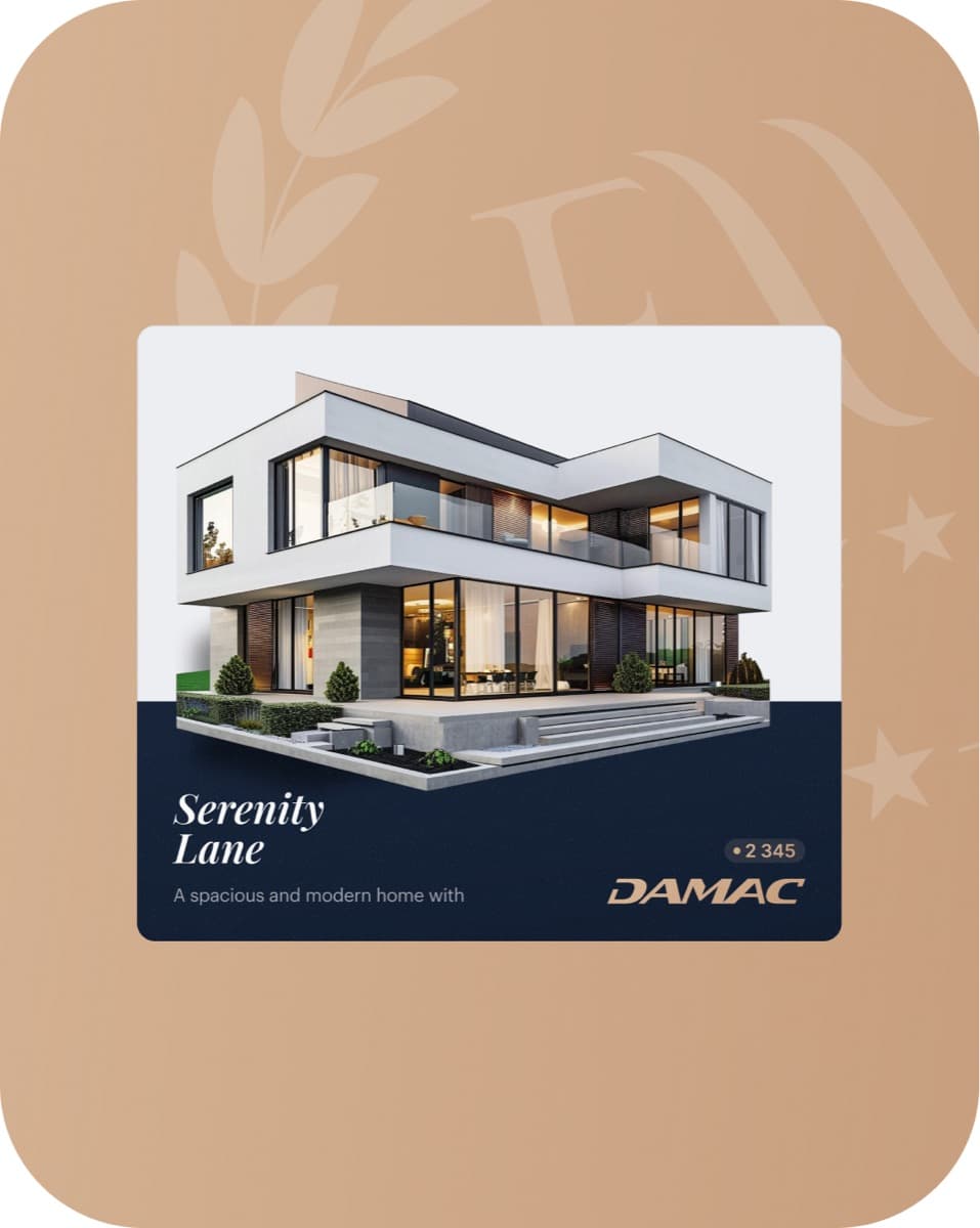 Serenity Lane — a property card in Dubai