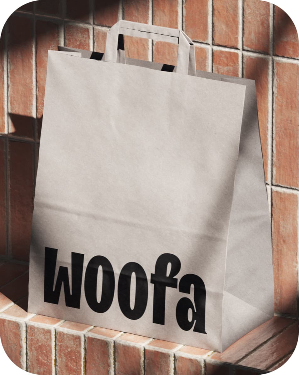 Woofa — brand stickers